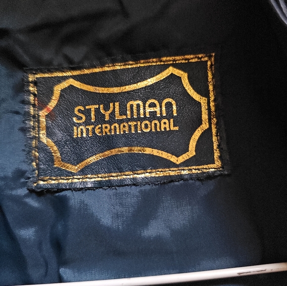 Leather bomber jacket - Picture 3 of 4